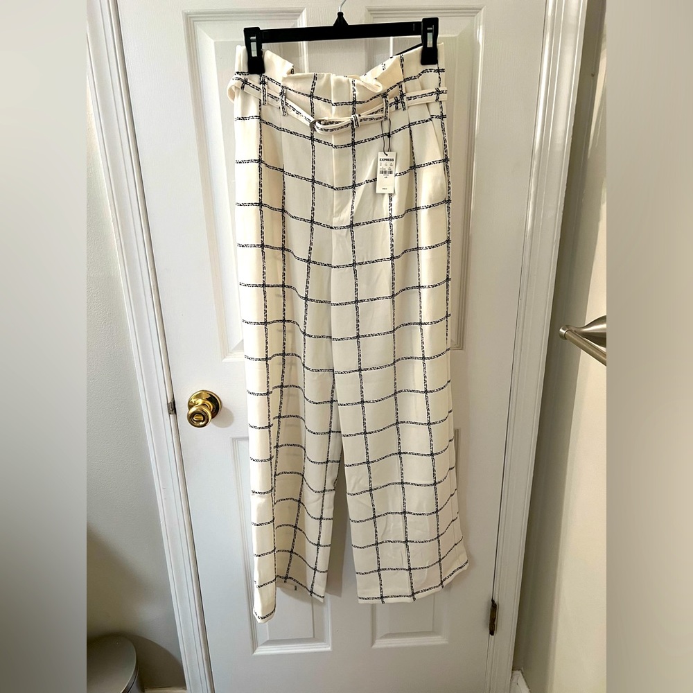 Express Wide Leg High Rise Pant 4R